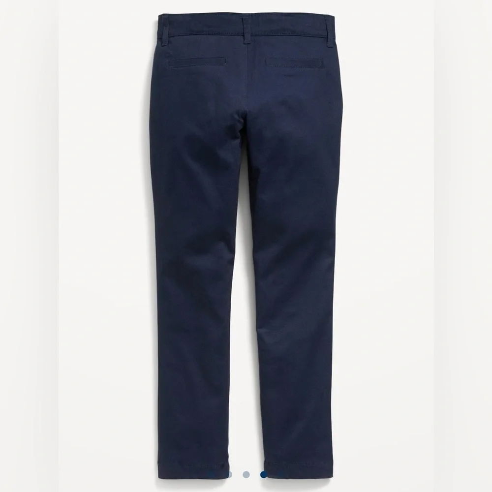 Old Navy Girls Skinny School Uniform Pants, Navy, Size 14